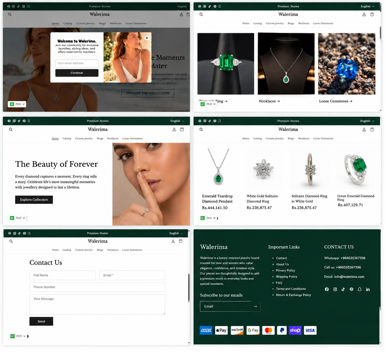 Walerima | Luxury Gemstone & Jewelry Shopify Store